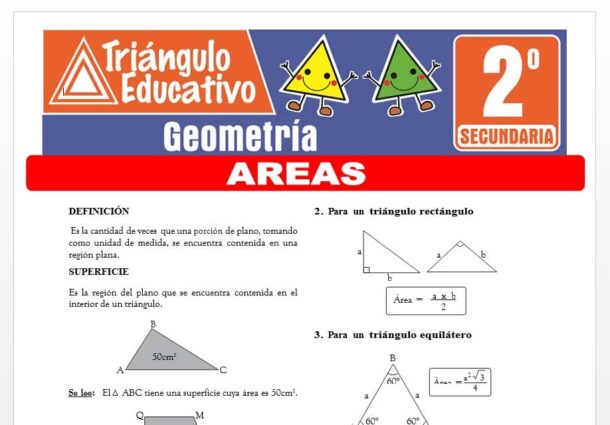 ᐈ Geometría para Segundo de Secundaria – 21 Fichas GRATIS