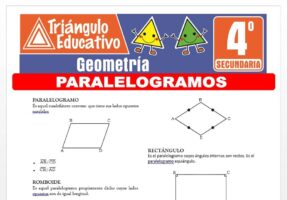 ᐈ Geometría para Cuarto de Secundaria – 21 Fichas GRATIS