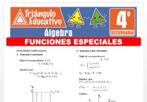 ᐈ Álgebra para Cuarto de Secundaria – 21 Fichas GRATIS