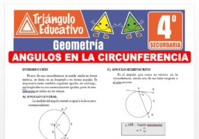 ᐈ Geometría para Cuarto de Secundaria – 21 Fichas GRATIS
